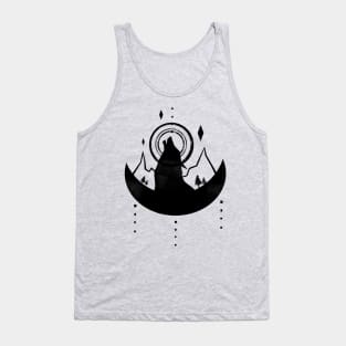 Wolf Tribe Distressed Tank Top